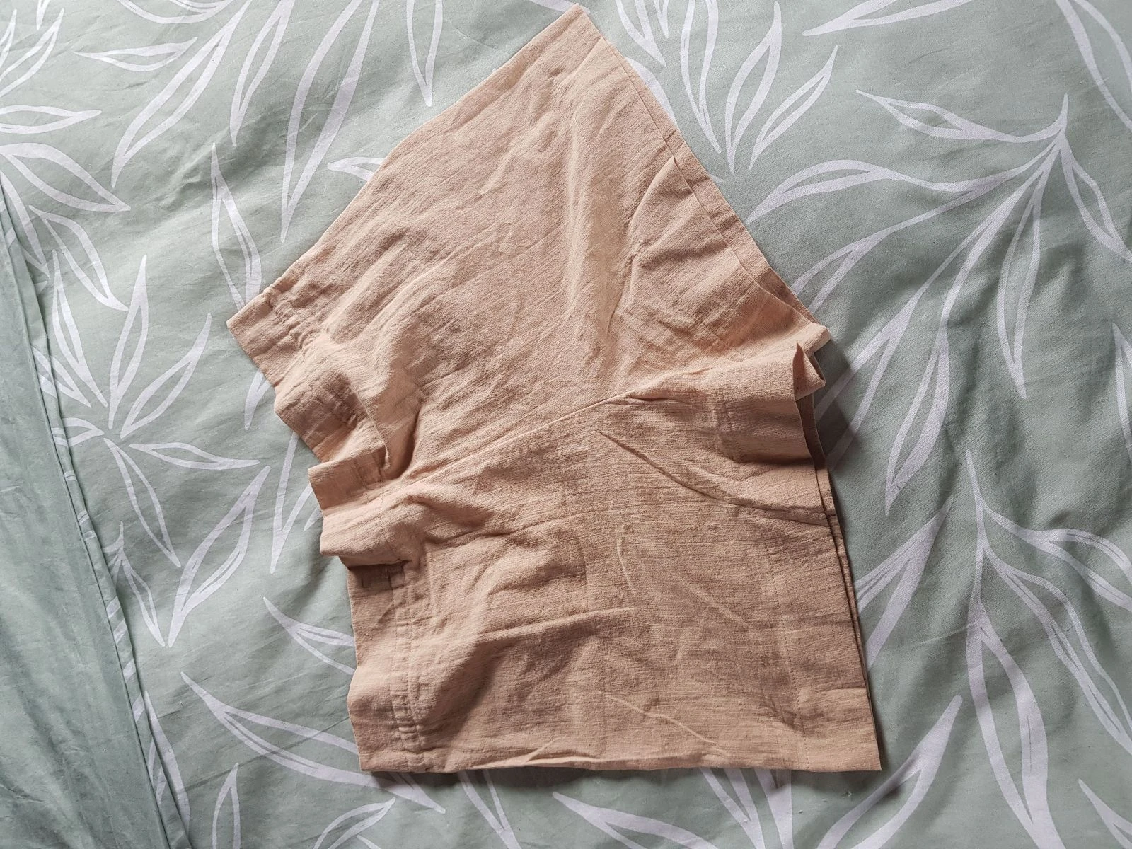 Short bege leve algodão – photo 6